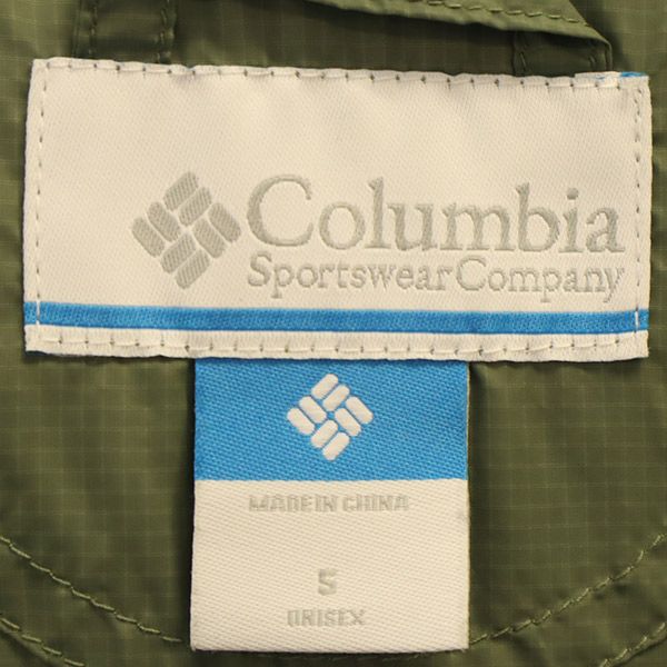 Columbia コロンビア ワンポイント刺繍 ナイロンジャケット S カーキ アウトドア レディース