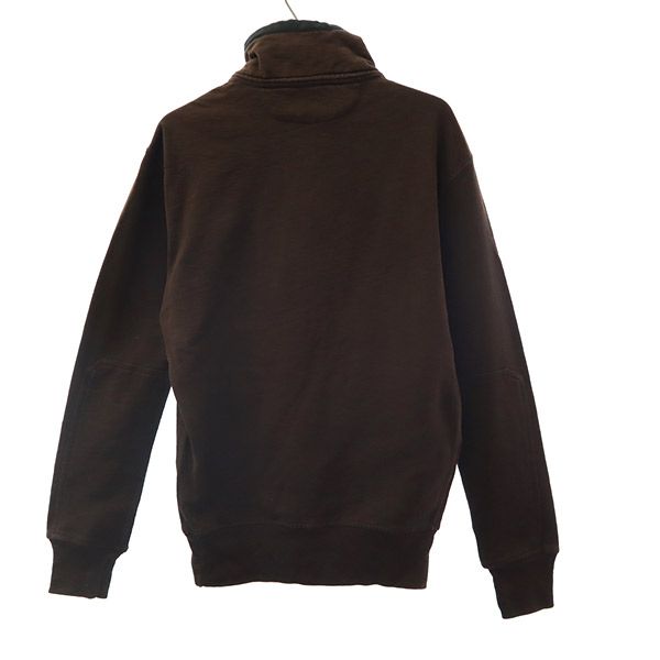 Polo by Ralph Lauren ポロバイラルフローレン 長袖 ハーフボタン スウェット トレーナー XS ブラウン メンズ