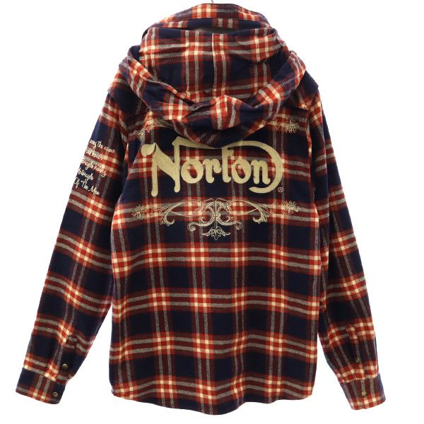 ノートン 刺繍 フーデッド ジャケット M Norton レディース