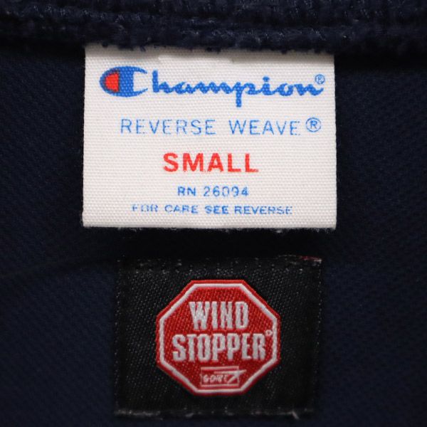 Champion チャンピオン リバースウィーブ WINDSTOPPER ワンポイントロゴ スタジャン S ネイビー ブルゾン メンズ