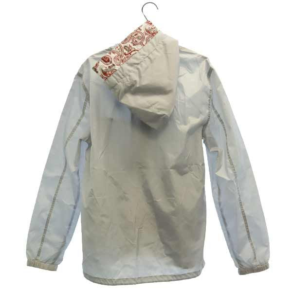 Pretty Green プリティーグリーン ワンポイントワッペン柄 ジップジャケット S グレー ウインドブレーカー パーカー メンズ