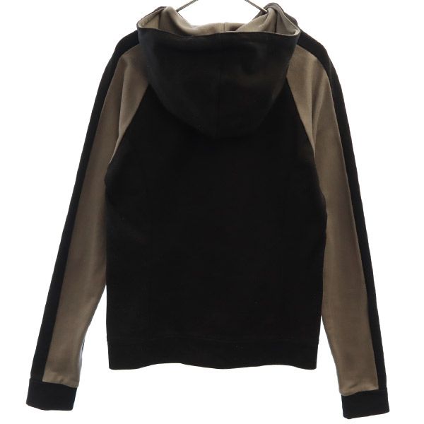 THEE OLD CIRCUS ジ・オールド・サーカス 長袖 スウェット ジップパーカー 0 ブラック×グレー レディース