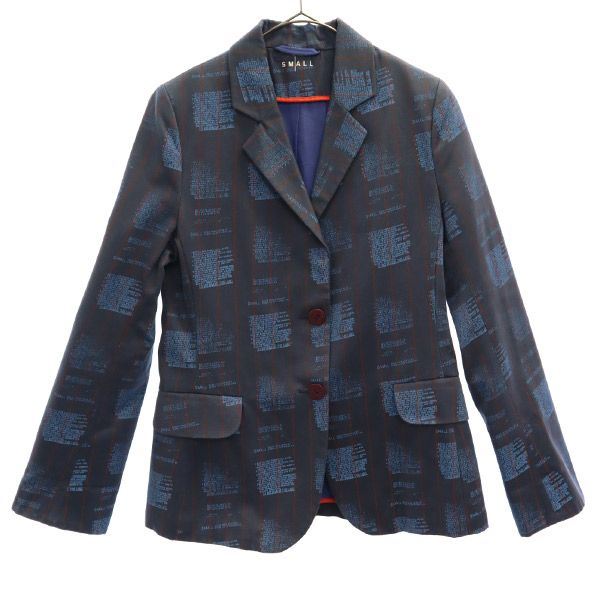 Levi's リーバイス プリント テーラードジャケット S ブルー系 レディース