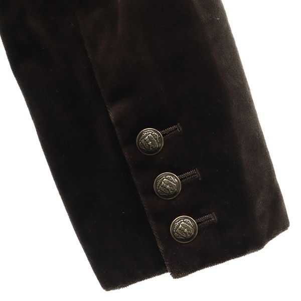 EPOCA エポカ ベロア ダブル テーラードジャケット 38 ブラウン レディース