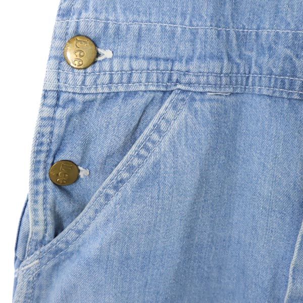 Lee リー デニム オーバーオール ボタンフライ レディース