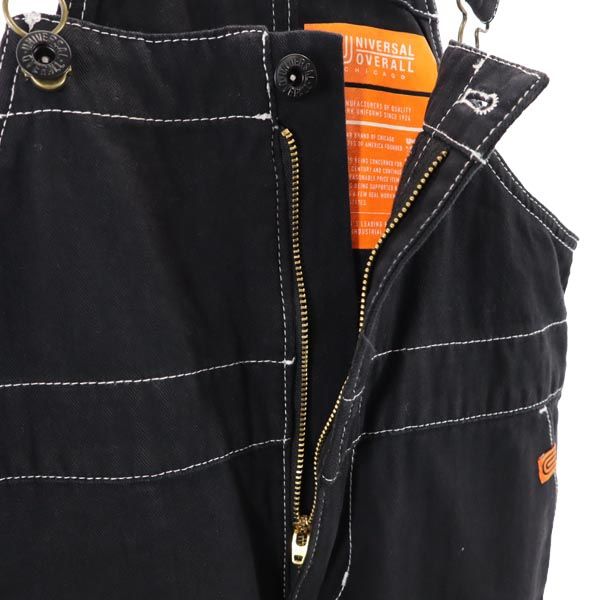 UNIVERSAL OVERALL ユニバーサルオーバーオール チャオパニックティピー コラボ オーバーオール L 黒 CIAOPANIC TYPY キッズ