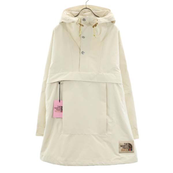 未使用 GUCCI グッチ ザノースフェイス 4WAY アノラックパーカー S クリーム THENORTHFACE 限定コラボ マウンテンパーカー メンズ