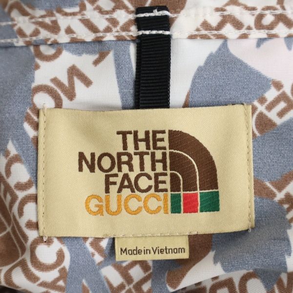 未使用 グッチ ザノースフェイス 4WAY アノラックパーカー XS クリーム GUCCI THENORTHFACE 限定コラボ マウンテンパーカー メンズ