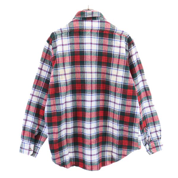 WOOLRICH ウールリッチ 80s ヴィンテージ USA製 チェック 長袖 ネルシャツ メンズ