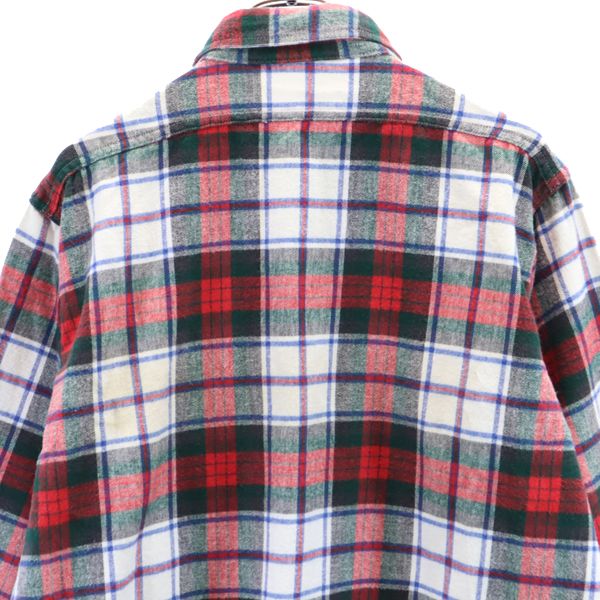 WOOLRICH ウールリッチ 80s ヴィンテージ USA製 チェック 長袖 ネルシャツ メンズ