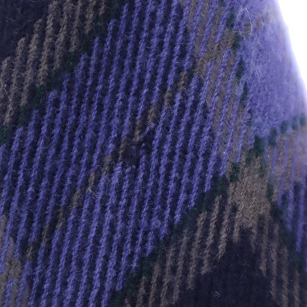 PIA SPORTS ピアスポーツ 日本製 ウール チェック ジャケット ? 3 ブルー系 メンズ