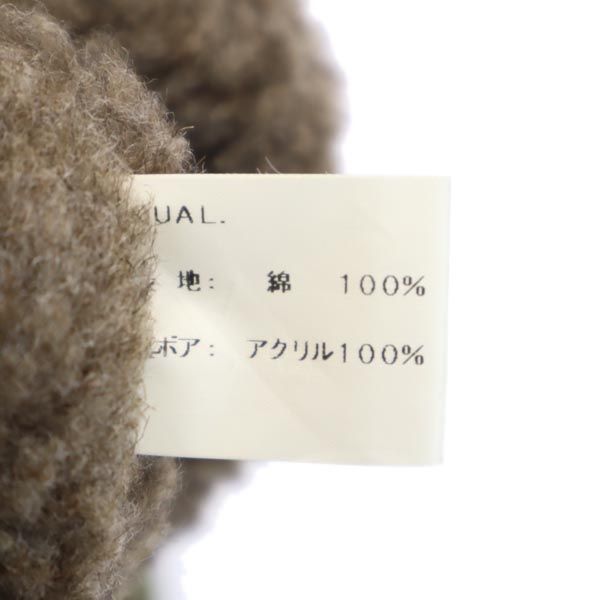 NAVY DEPARTMENT ネイビーデパートメント ミリタリージャケット S カーキ 裏ボア メンズ