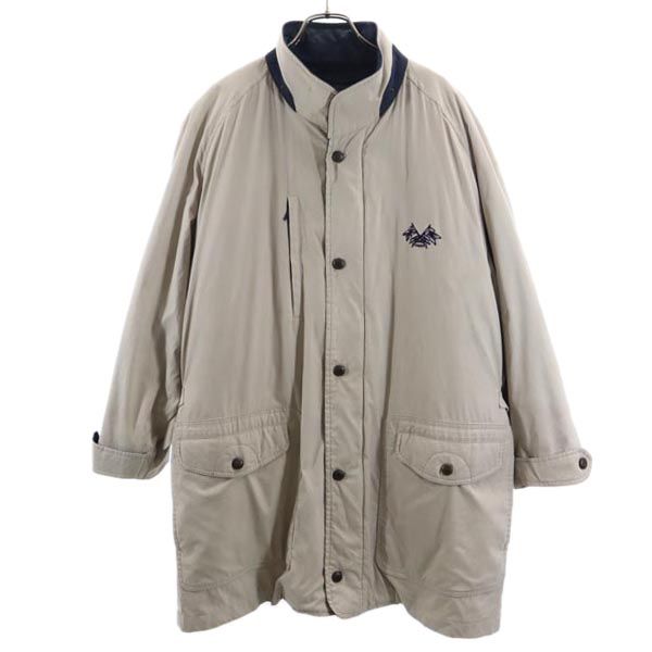 Burberrys バーバリーズ 80s 90s 2WAY ジャケット L アイボリー系 ダウンライナー付 中綿 コート メンズ