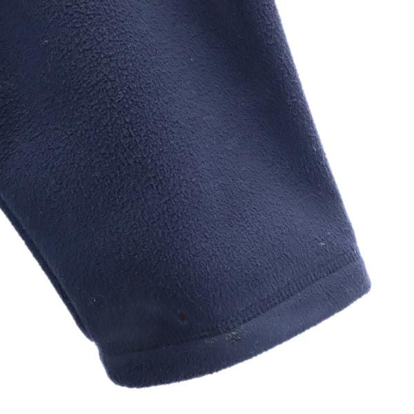 TOMMY HILFIGER トミーヒルフィガー 90s オールド ロゴ刺繍 フリースジャケット L ネイビー プルオーバー メンズ