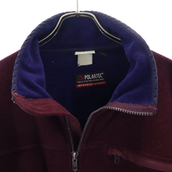 エルエルビーン 80s ヴィンテージ フリースジャケット ボルドー L.L.Bean アウトドア メンズ