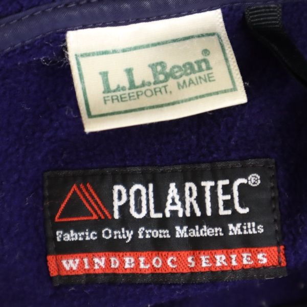 エルエルビーン 80s ヴィンテージ フリースジャケット ボルドー L.L.Bean アウトドア メンズ