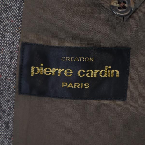 Pierre Cardin ピエールカルダン ウール ベスト付 テーラードジャケット 94A5 茶系 メンズ