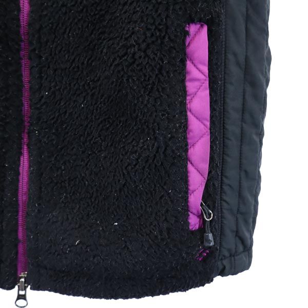 Columbia コロンビア 中綿 フリースジャケット S ブラック系 アウトドア レディース