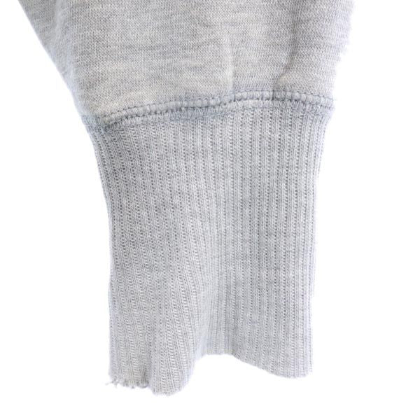 C.A.B.CLOTHING ロゴプリント 長袖 スウェットパーカー 40／42 グレー 裏起毛 プルオーバー トレーナー メンズ