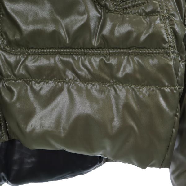 291295＝HOMME 291295オム 中綿ジャケット 44 カーキグリーン メンズ