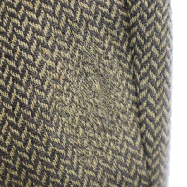BURBERRY LONDON バーバリー ロンドン 三陽商会 カシミヤブレンド ヘリンボーン柄 テーラードジャケット AB7 グレー系 オールド メンズ
