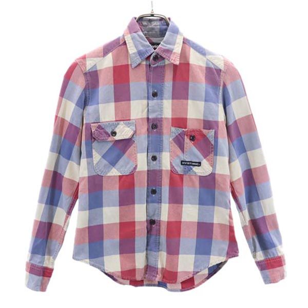 HYSTERIC ヒステリック チェック 長袖 シャツ レディース