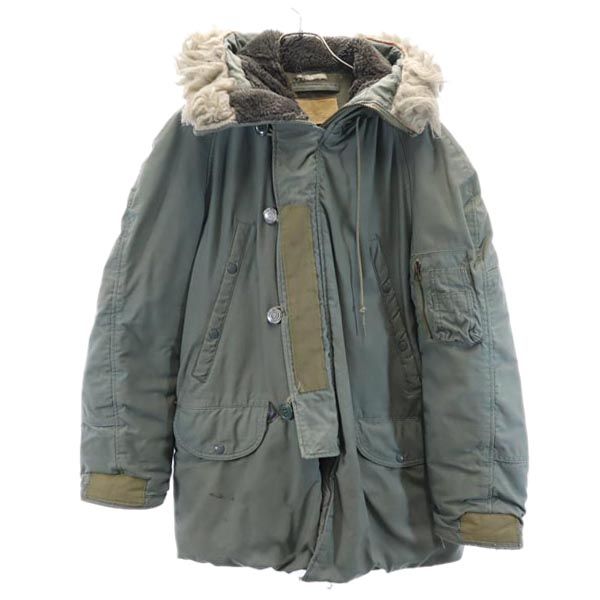 US AIR FORCE アメリカ空軍 N-3B ヴィンテージ ミリタリージャケット カーキ ファー フード メンズ