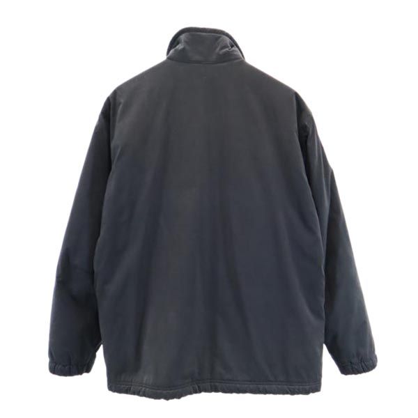 FIRSTDOWN ファーストダウン ロゴ刺繍 中綿ジャケット M 黒 メンズ