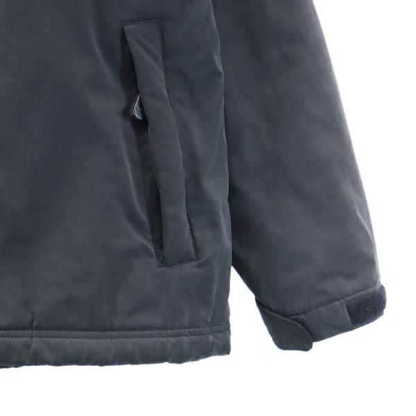 FIRSTDOWN ファーストダウン ロゴ刺繍 中綿ジャケット M 黒 メンズ