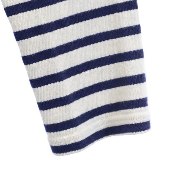 ORCIVAL オーシバル フランス製 ボーダー柄 長袖 Tシャツ Jan-00 青×生成り バスクシャツ ロンT レディース