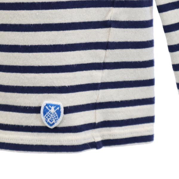 ORCIVAL オーシバル フランス製 ボーダー柄 長袖 Tシャツ Jan-00 青×生成り バスクシャツ ロンT レディース