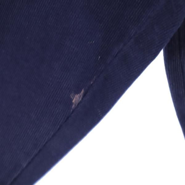 PEARLY GATES パーリーゲイツ ロゴプリント ゴルフ 長袖 スウェット トレーナー S ネイビー メンズ