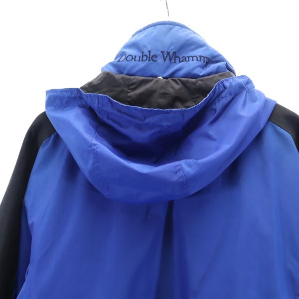 Columbia コロンビア 3WAY ナイロンジャケット LL 青 中綿ライナー付 アウトドア メンズ