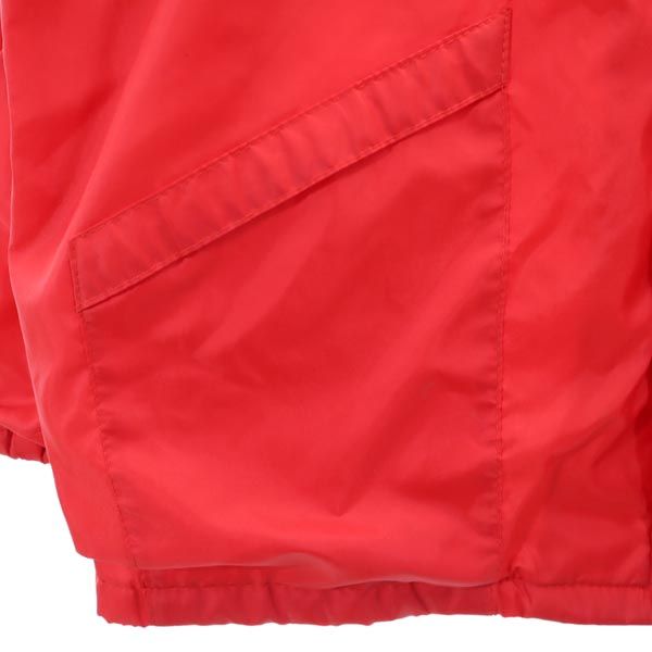 ARISTO JAC アリストジャック USA製 ロゴプリント ナイロンジャケット L 赤 メンズ