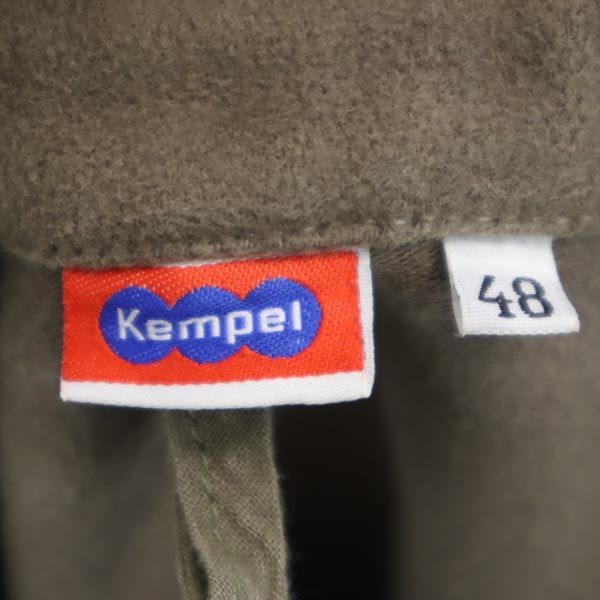 KEMPEL ケンペル フルボタン ジャケット 48 茶 メンズ