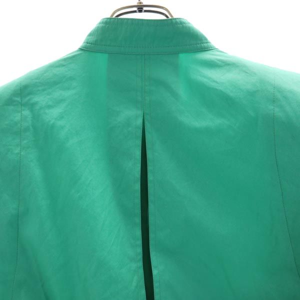 DAKS ダックス コットン フルジッパー ジャケット M 緑 レディース