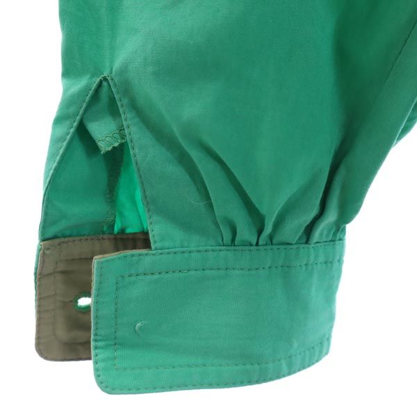 DAKS ダックス コットン フルジッパー ジャケット M 緑 レディース