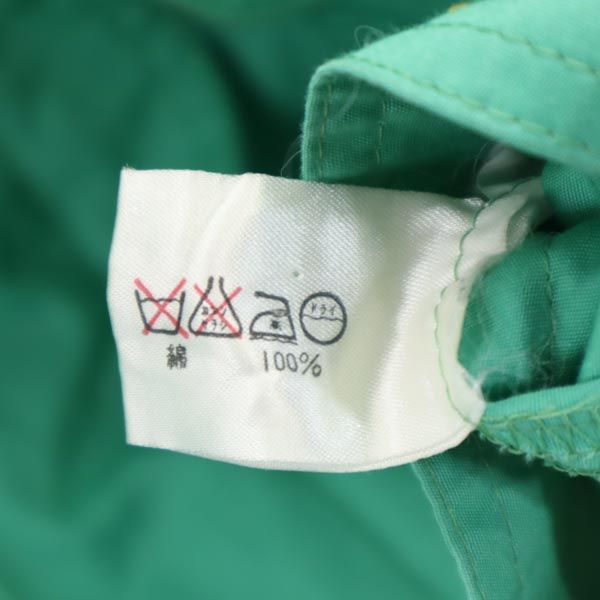 DAKS ダックス コットン フルジッパー ジャケット M 緑 レディース