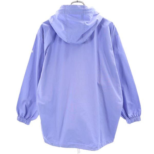 adidas アディダス コットンジャケット M 青紫 ジップパーカー フード付 メンズ