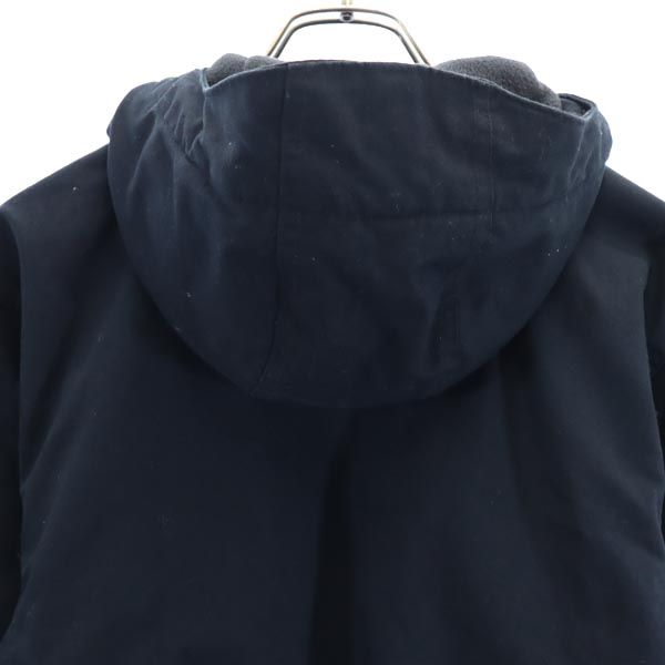 Columbia コロンビア 中綿ジャケット XS 濃紺 裏フリース地 フード アウトドア メンズ