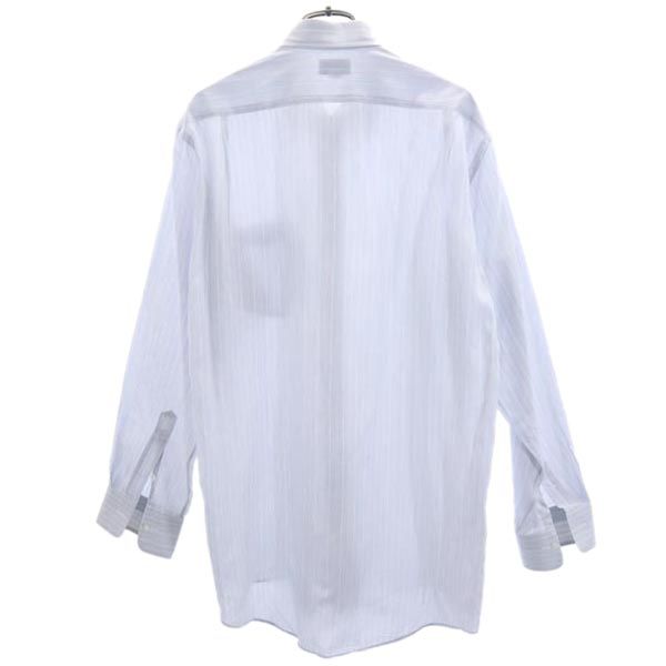 Burberrys バーバリーズ ストライプ 長袖 シャツ 41-82 水色 メンズ