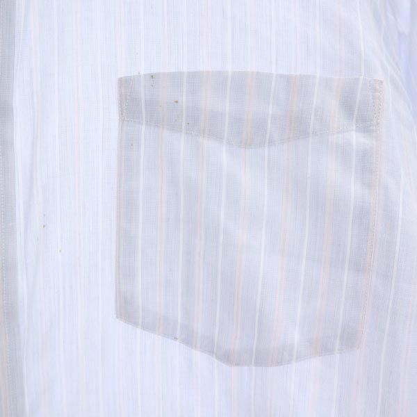 Burberrys バーバリーズ ストライプ 長袖 シャツ 41-82 水色 メンズ