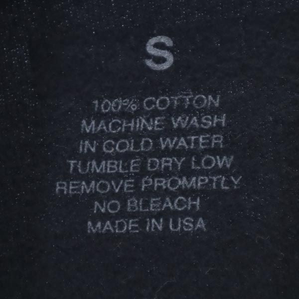 Unknown London アンノウン ロンドン USA製 長袖 スウェット トレーナー S 黒系 裏起毛 メンズ