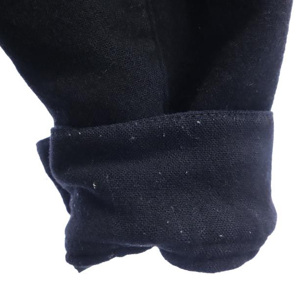 ベトラ ユナイテッドアローズ ウールブレンド ジップ シャツジャケット 42 ブラック VETRA UNITED ARROWS 中綿 メンズ