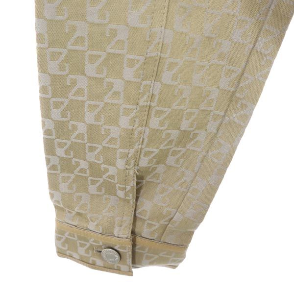 23ku 23区 総柄 ジャケット 46 ベージュ レディース