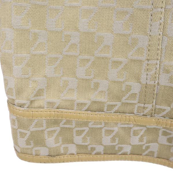 23ku 23区 総柄 ジャケット 46 ベージュ レディース