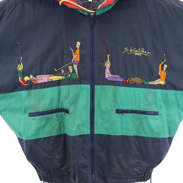 JC de CASTELBAJAC カステルバジャック 刺繍 ジャケット 3 メンズ