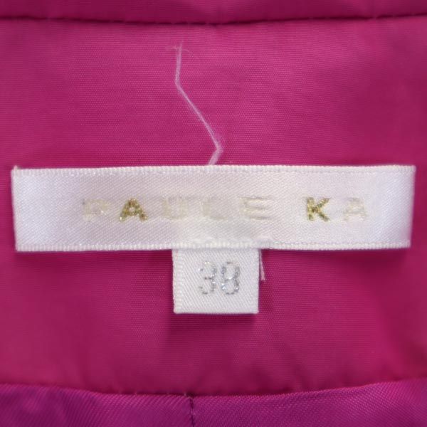 PAULE KA ポールカ ジャケット 38 ピンク レディース