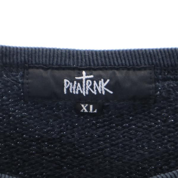 PHATRNK ファットランク 長袖 スウェット トレーナー XL 黒系 メンズ