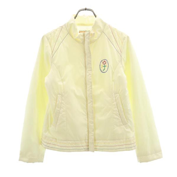 JC de CASTELBAJAC カステルバジャック バックロゴプリント 中綿ジャケット 1 ベージュ系 レディース